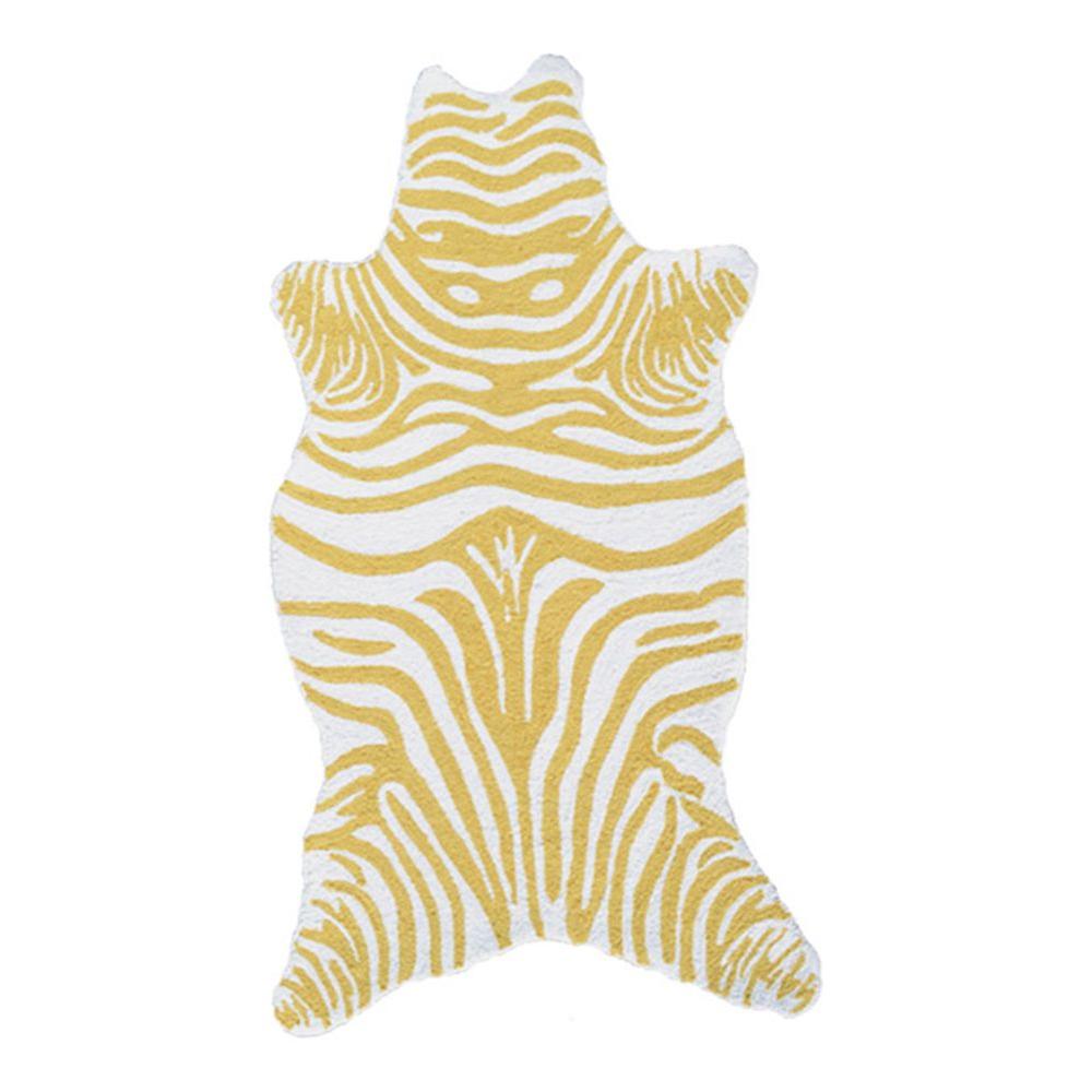 Filament Design Zebra Yellow 3 Ft X 5 Indoor Area Rug 25619b Filament Design Zebra Yellow 3 Ft X 5 Indoor Area Rug