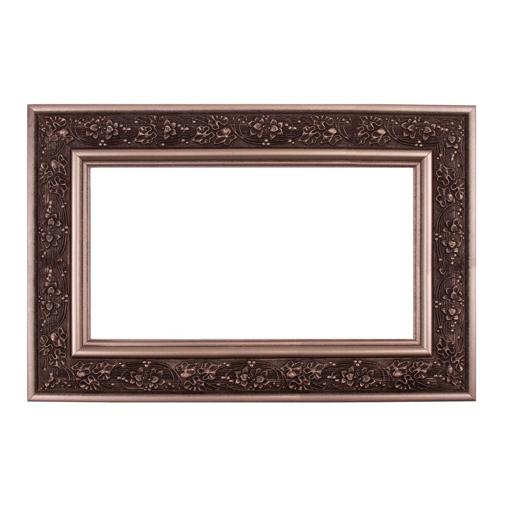 Mirrorchic Verona 30 In X 42 Mirror Frame Kit Silver Verona 30 In X 42 Mirror Frame Kit