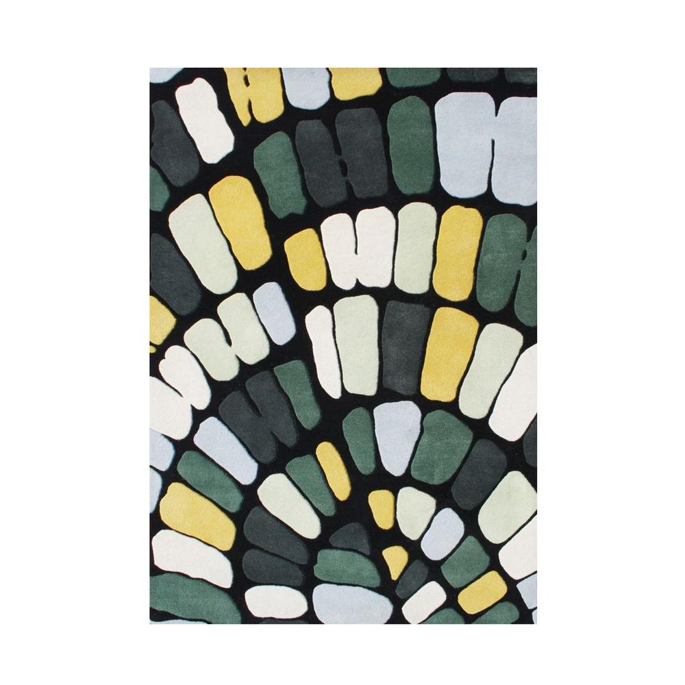 Forest Green Area Rugs The Home Depot Forest Green 5 Ft X 8 Handmade Area Rug