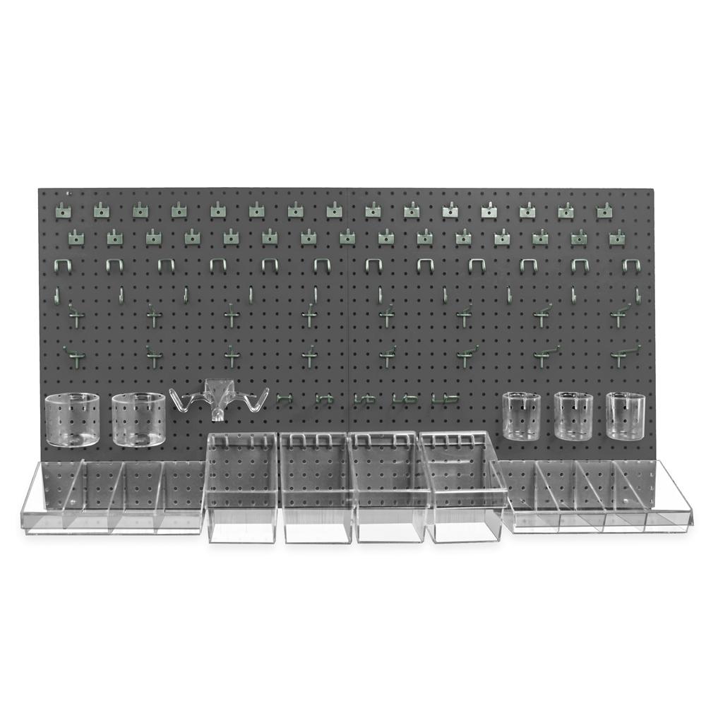 Azar Displays 24 in. H x 48 in. W High Density Fiberboard Pegboard Kit