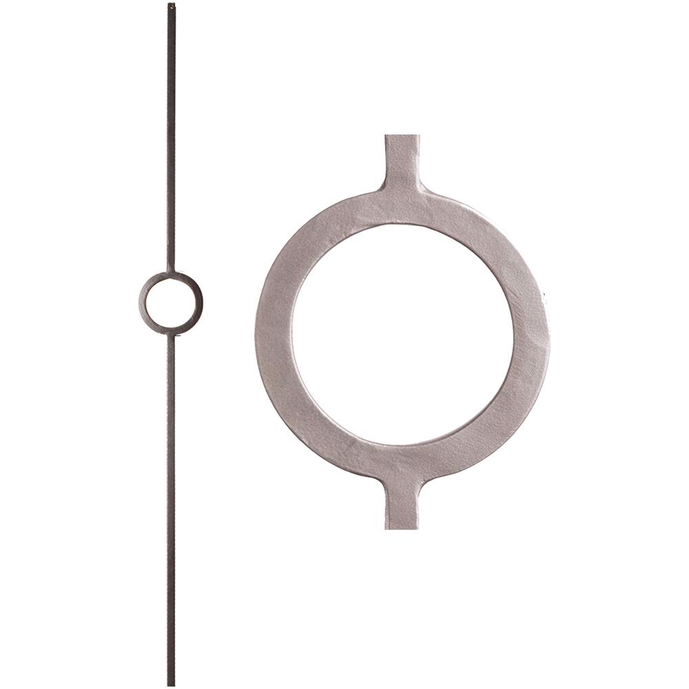 House Of Forgings Aalto Modern 44 In X 0 5 In Ash Grey Single