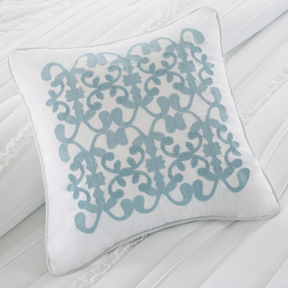 Madison Park Isabella 5 Piece White Queen Comforter Set Mp10 2527