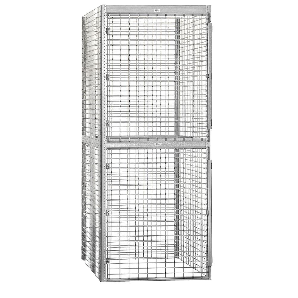 Salsbury Industries 8200 Series 36 inch W x 90 inch H x 48 inch D 2-Tier Bulk... by Salsbury Industries