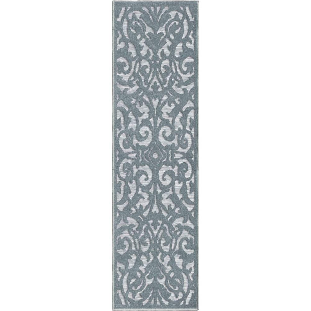 Orian Rugs Lady Bird Blue Indoor Outdoor 2 Ft X 8 Area Rug Orian Rugs Lady Bird Blue Indoor