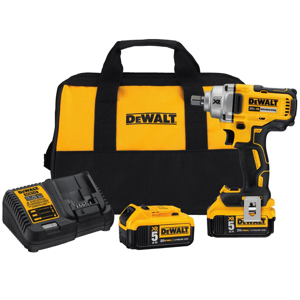 DEWALT 20Volt MAX LithiumIon Cordless 1/2 in. Impact Wrench with