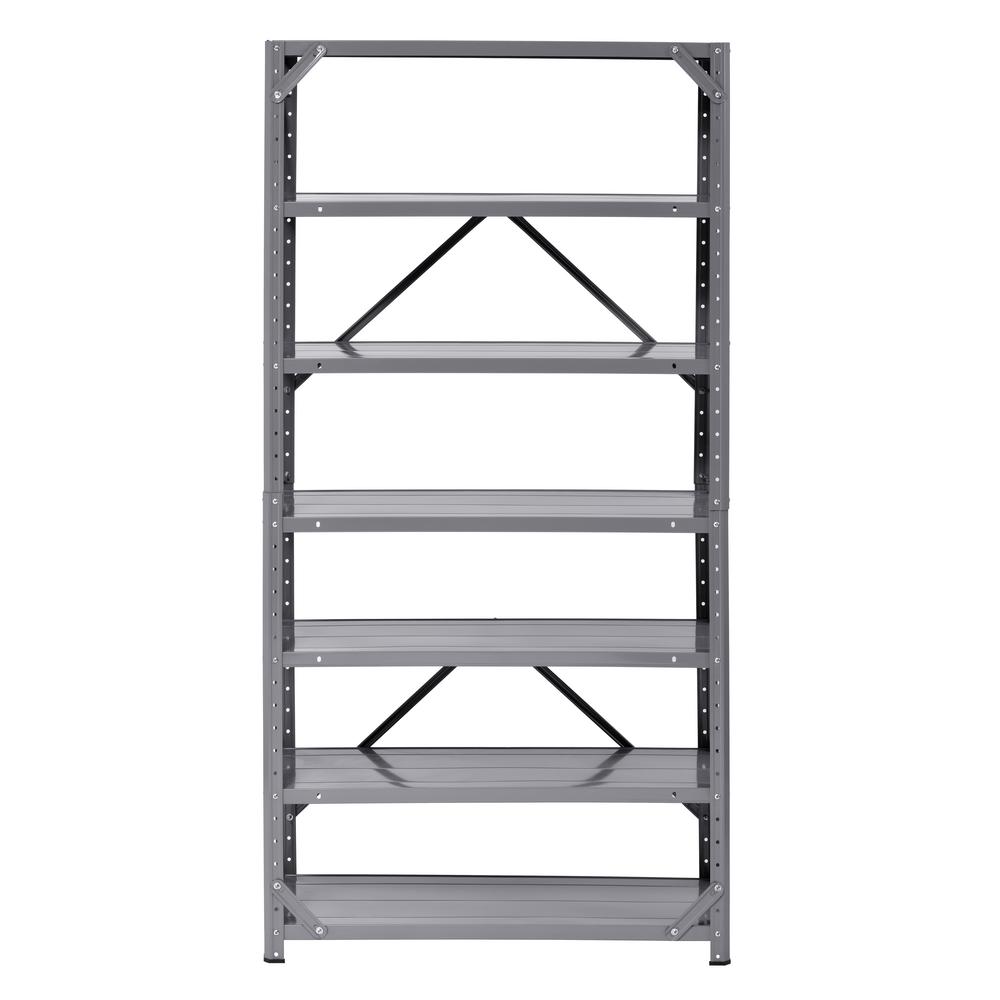 UPC 035441095155 product image for Muscle Rack Gray 6-Tier Steel Garage Storage Shelving Unit (30 in. W x 60 in. H  | upcitemdb.com