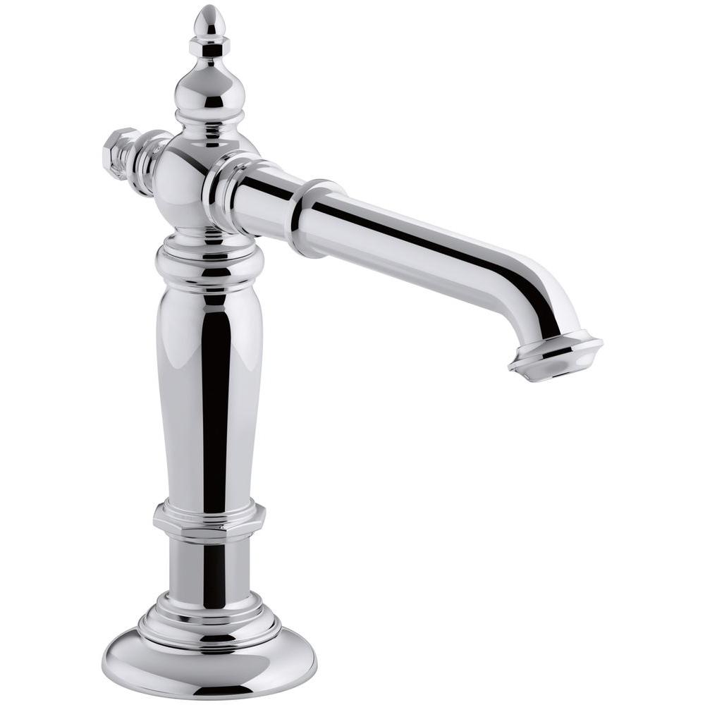 KOHLER Artifacts 6.625 in. Bathroom Sink Spout with Column Design in