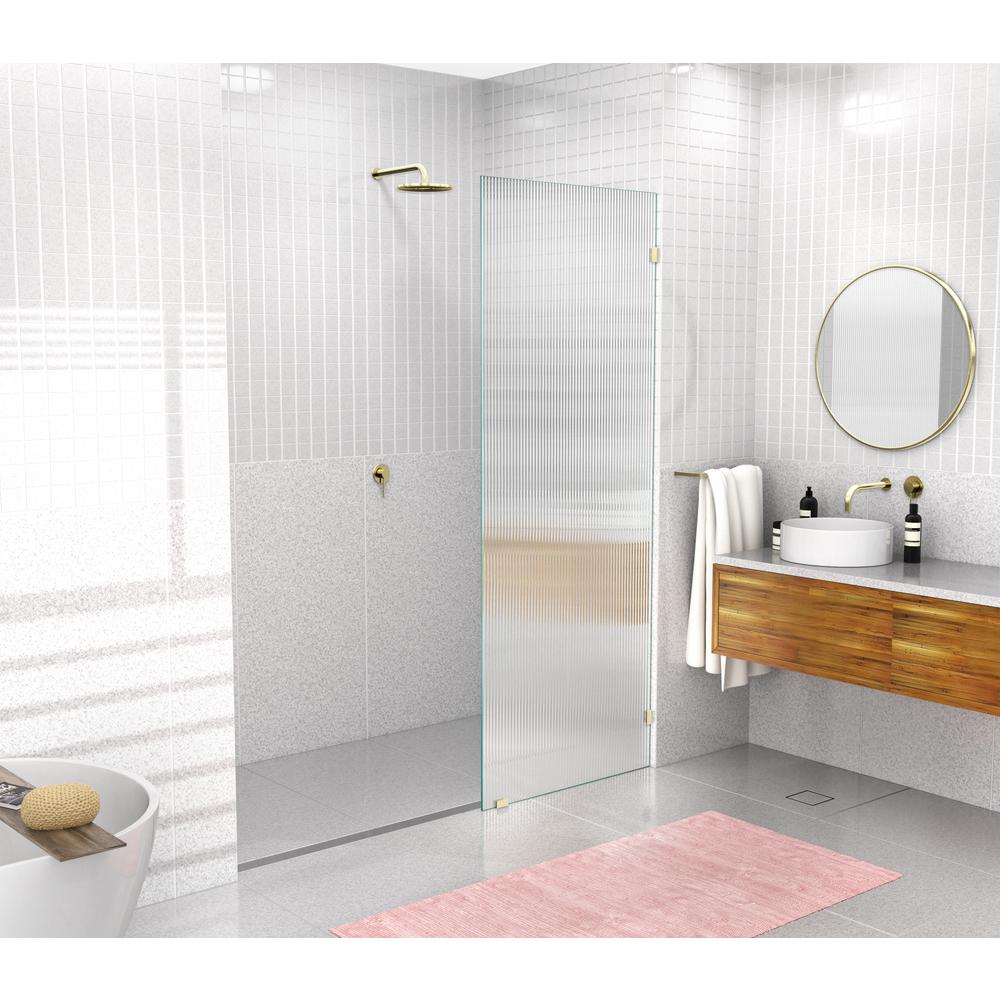 Glass Warehouse 37 5 In X 78 In Frameless Fixed Panel Shower Door In Chrome Without Handle Gw Sfp 37 5 Ch The Home Depot
