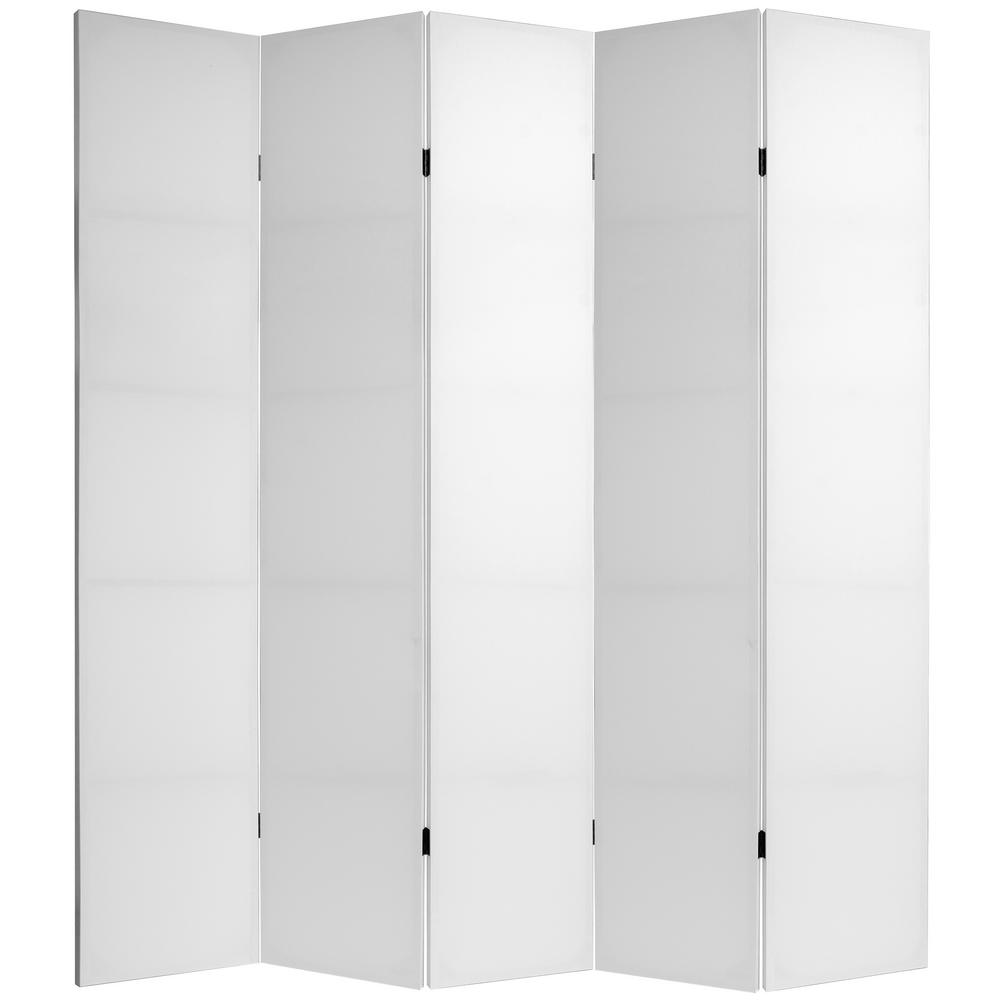 Oriental Furniture 7 Ft White Do It Yourself Canvas 8 Panel Oriental Furniture 7 Ft White Do It Yourself Canvas 8 Panel