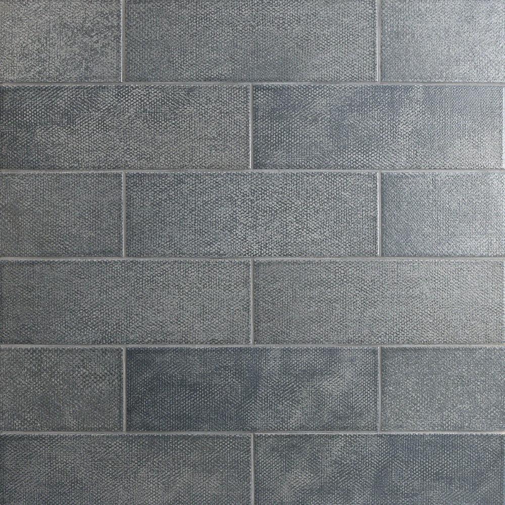 Ivy Hill Tile Piston Camp Gray 4 in. x 12 in. 7mm Matte Ceramic Subway