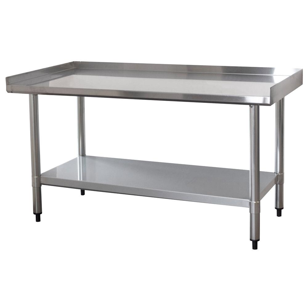 Sportsman Stainless Steel Kitchen Utility Table Sswtable The Home Stainless Steel Kitchen Utility Table