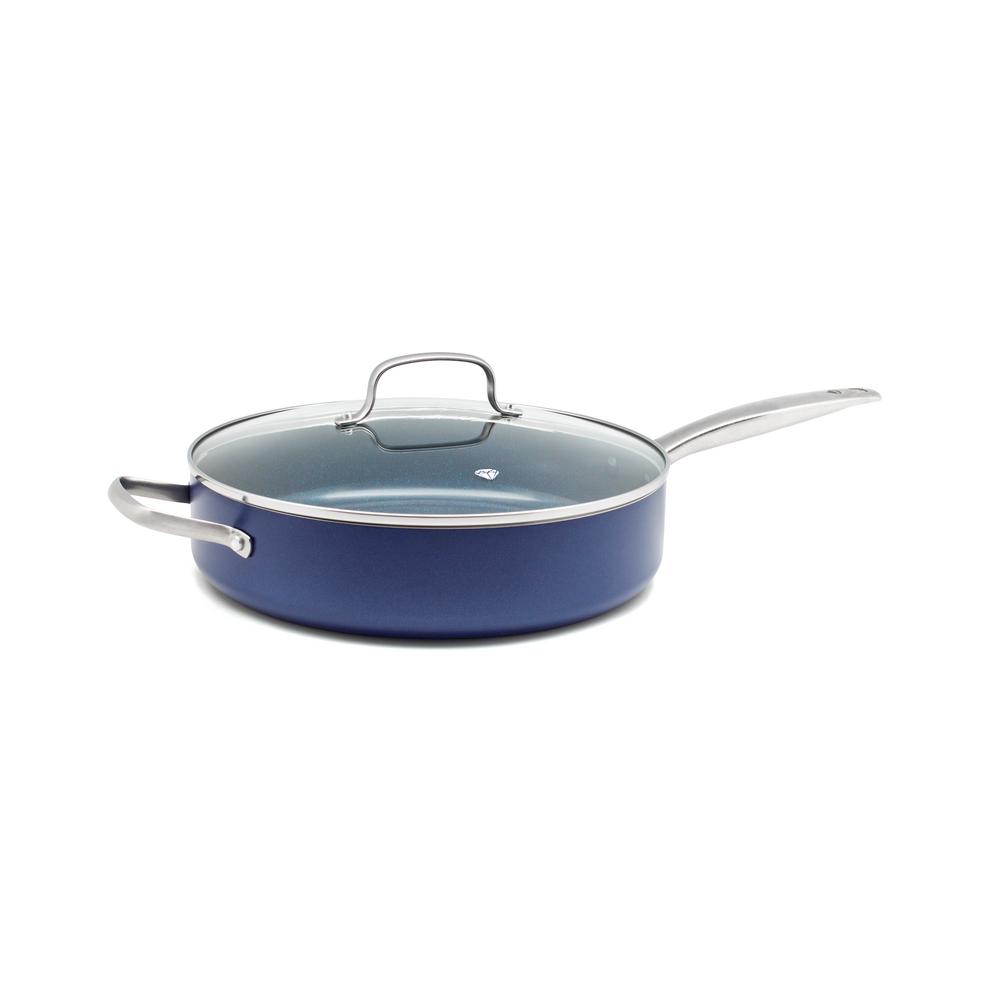 Blue Diamond Blue Diamond 5 qt. Aluminum Ceramic Nonstick Saute Pan in