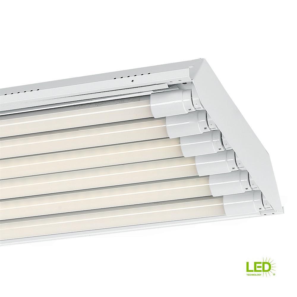Envirolite 4 Ft 6 Light T8 White Led High Bay With 1800 Envirolite 4 Ft 6 Light T8 White Led High Bay With 1800 Lumens