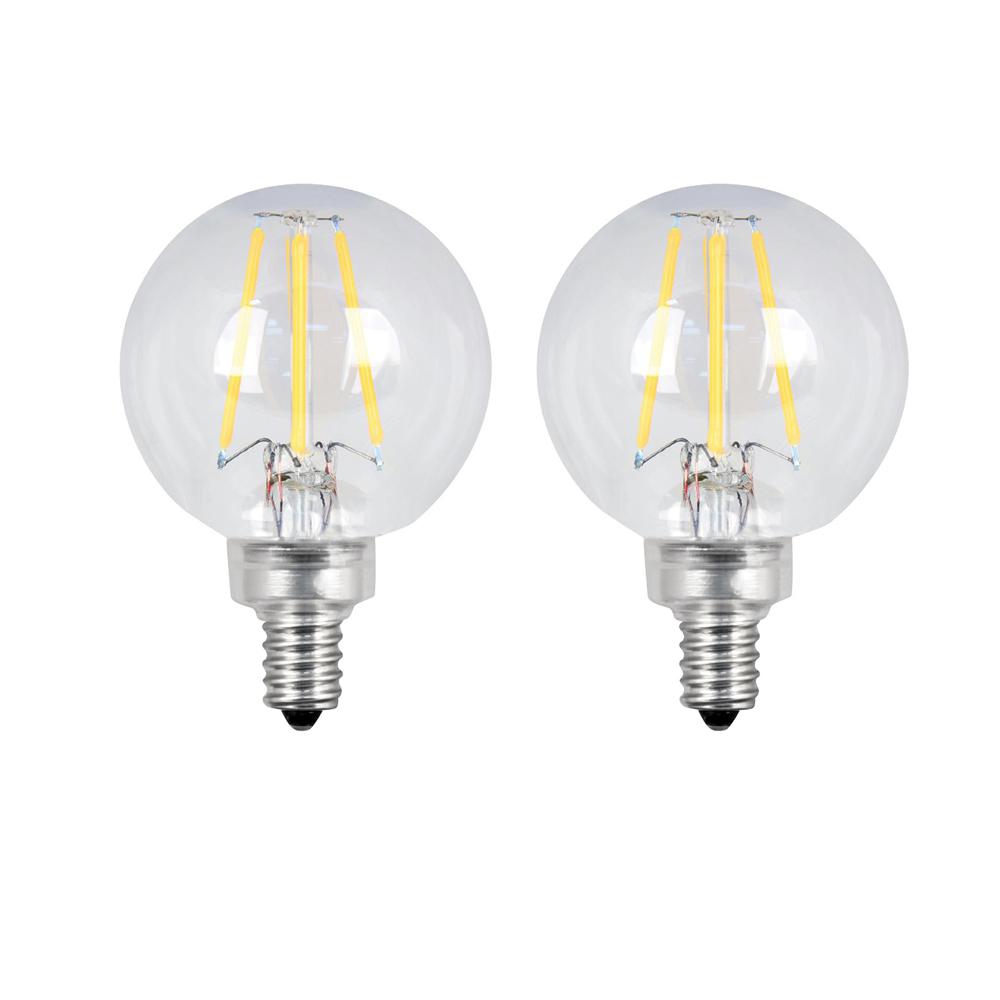 G16 5 Led Light Bulbs The Home Depot G16 5 Led Light Bulbs