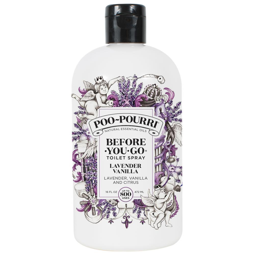 POO POURRI Before You Go 16 Oz Lavender Vanilla Toilet Spray Air