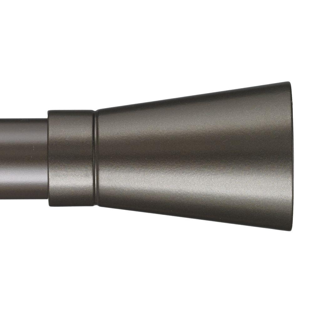 Art Decor Linea 6 ft. Non-Telescoping Curtain Rod in Oil Rubbed Bronze