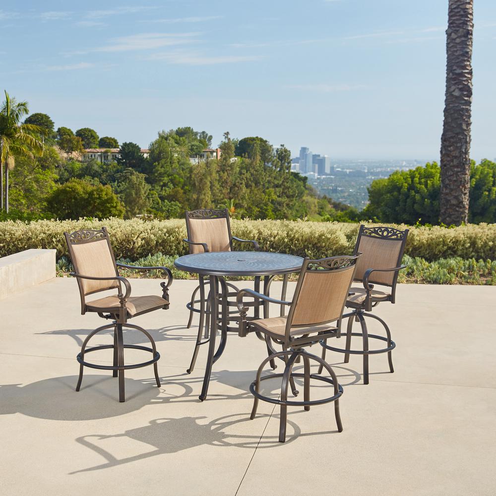 Royal Garden Tuscan Estate 5 Piece Aluminum Outdoor Bar Height Dining Set Fca80324hs St 2 The Home Depot - Bar Height Patio Table And 2 Chairs Royal Garden Tuscan Estate 5 Piece Aluminum Outdoor Bar Height Dining Set Fca80324hs St 2 The Home Depot - Bar Height Patio Table And 2 Chairs
