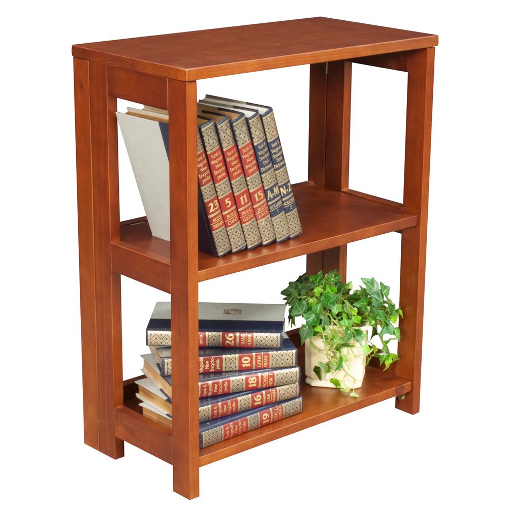 Niche Flip Flop Cherry 28 In Tall Folding Bookcase Hbcf2822ch The Tall Folding Bookcase Hbcf2822ch The Home Depot