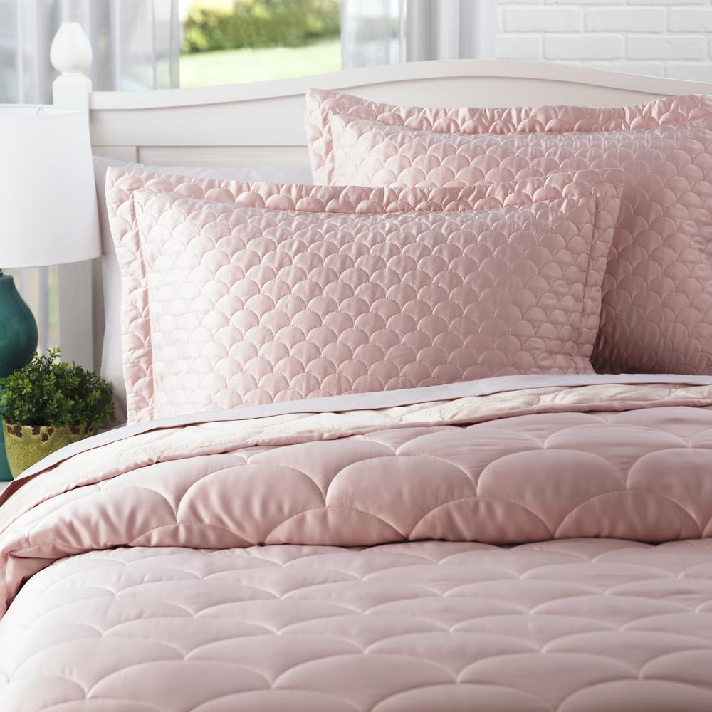 Nikki Chu Nikki Chu Rose Gold King Quilted Pillow Sham ...