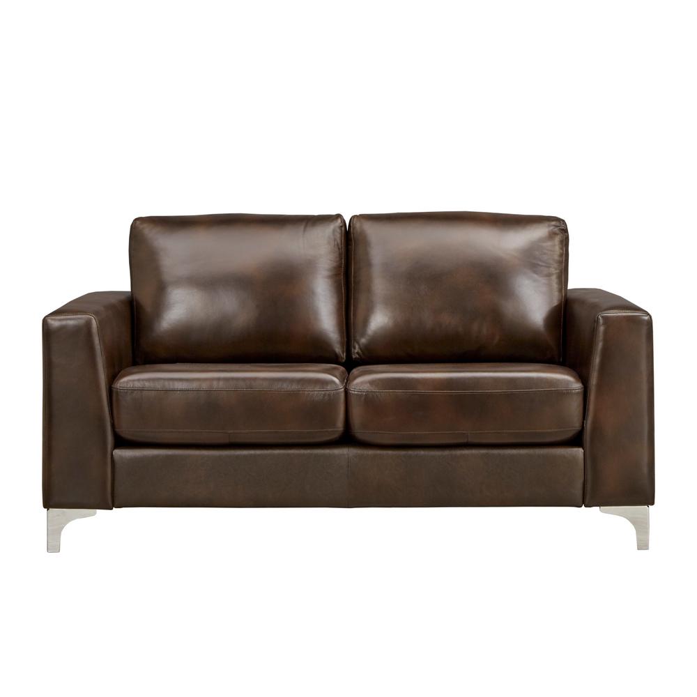 Removable Covers Faux Leather Sofas Loveseats Living Room Russel 1 Piece Chocolate Leather Loveseat