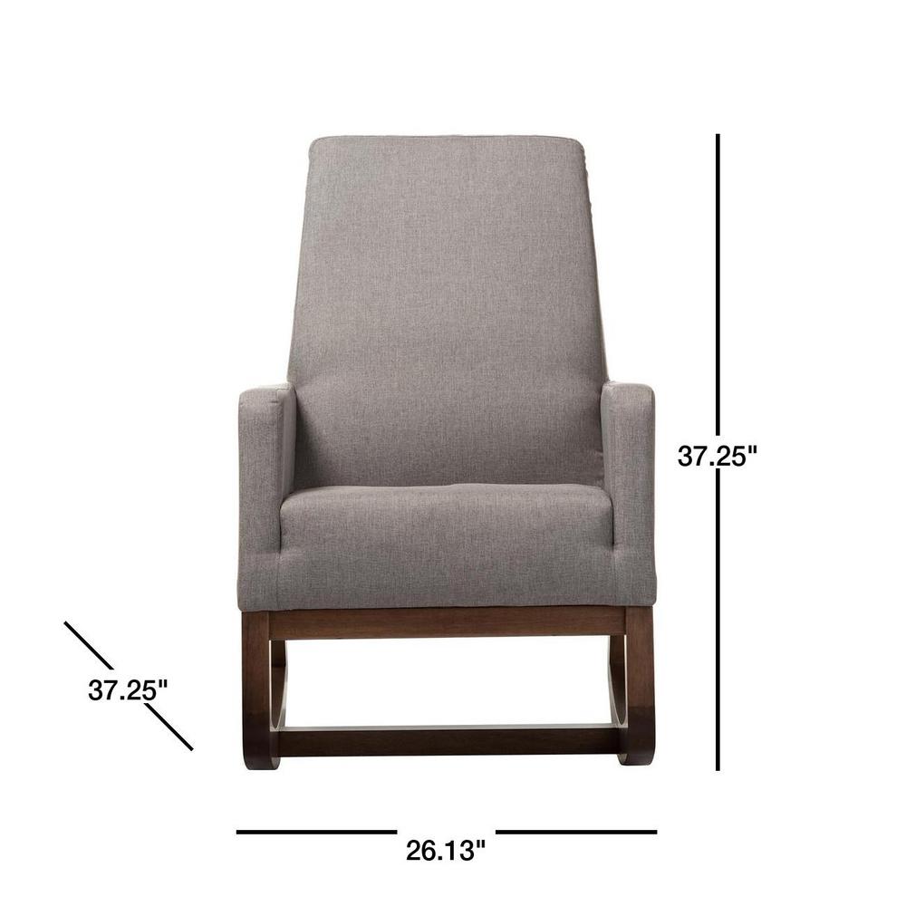 mid century glider chair