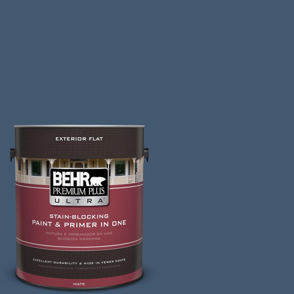 Behr Premium Plus Ultra 1 Gal S500 7 Infinite Deep Sea Flat S500 7 Infinite Deep Sea Flat Exterior