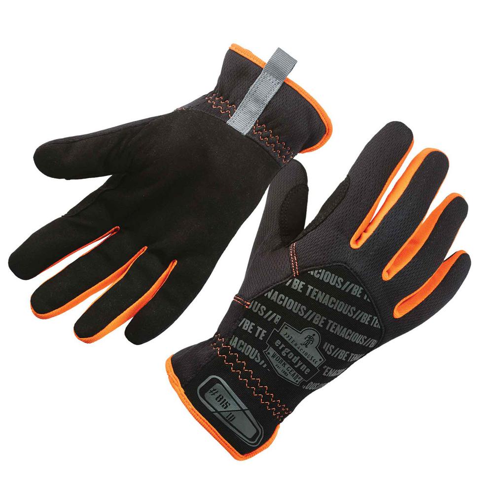 Ergodyne ProFlex Large Black QuickCuff Utility Work Gloves815 The