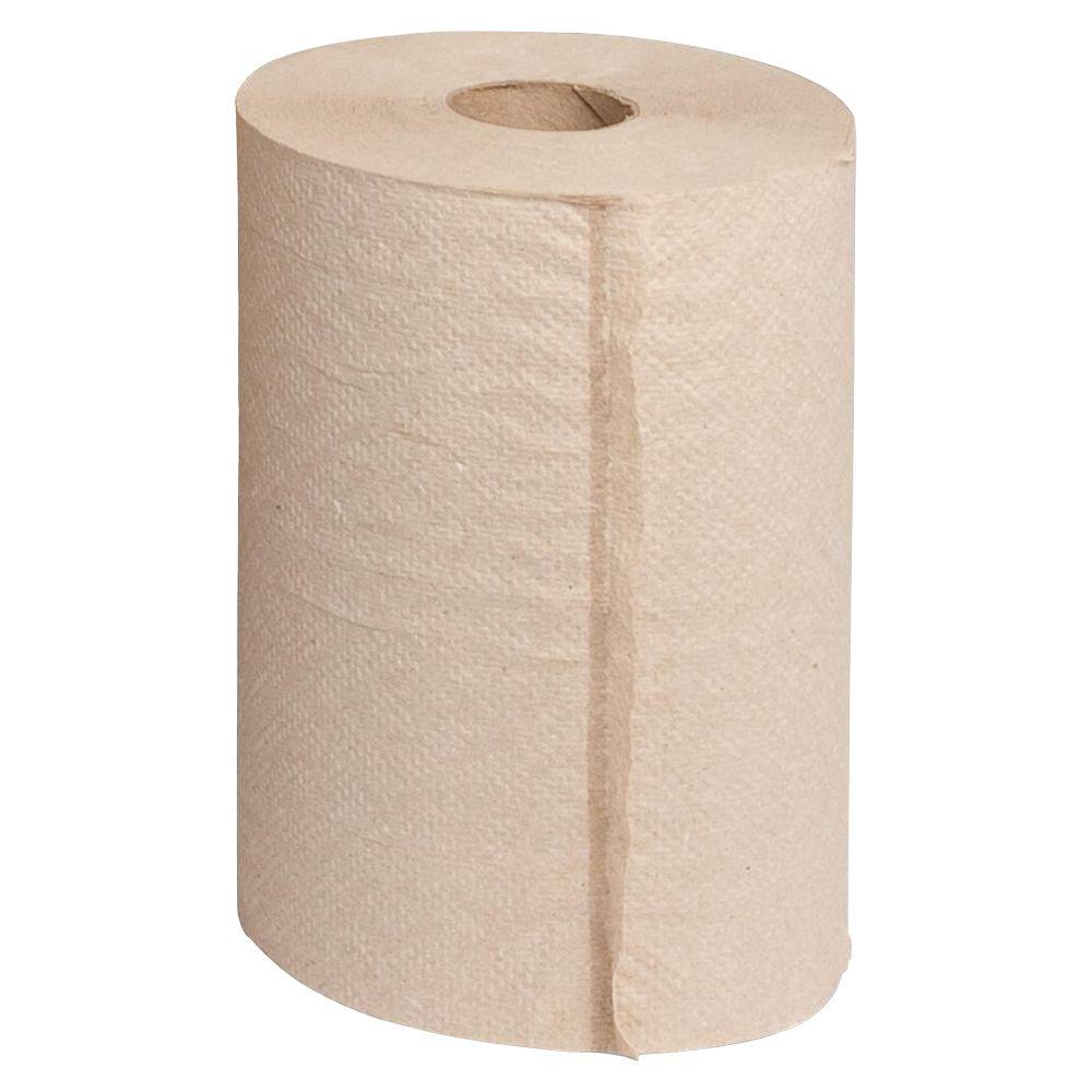 350 Length x 7.875 Width Georgia-Pacific Envision 26008 Brown Hardwound Roll Paper Towel Case of 12 Rolls 2 Core Size