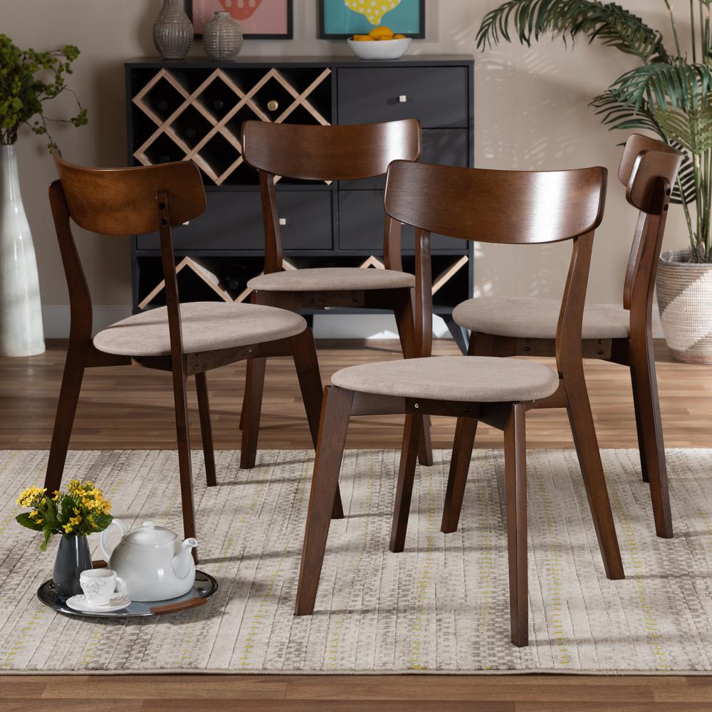 Baxton Studio Iora Light Beige And Walnut Fabric Dining Chair Set Of 4 168 10813 Hd The Home Depot - Beige Dining Room Chairs Set Of 4 Baxton Studio Iora Light Beige And Walnut Fabric Dining Chair Set Of 4 168 10813 Hd The Home Depot - Beige Dining Room Chairs Set Of 4