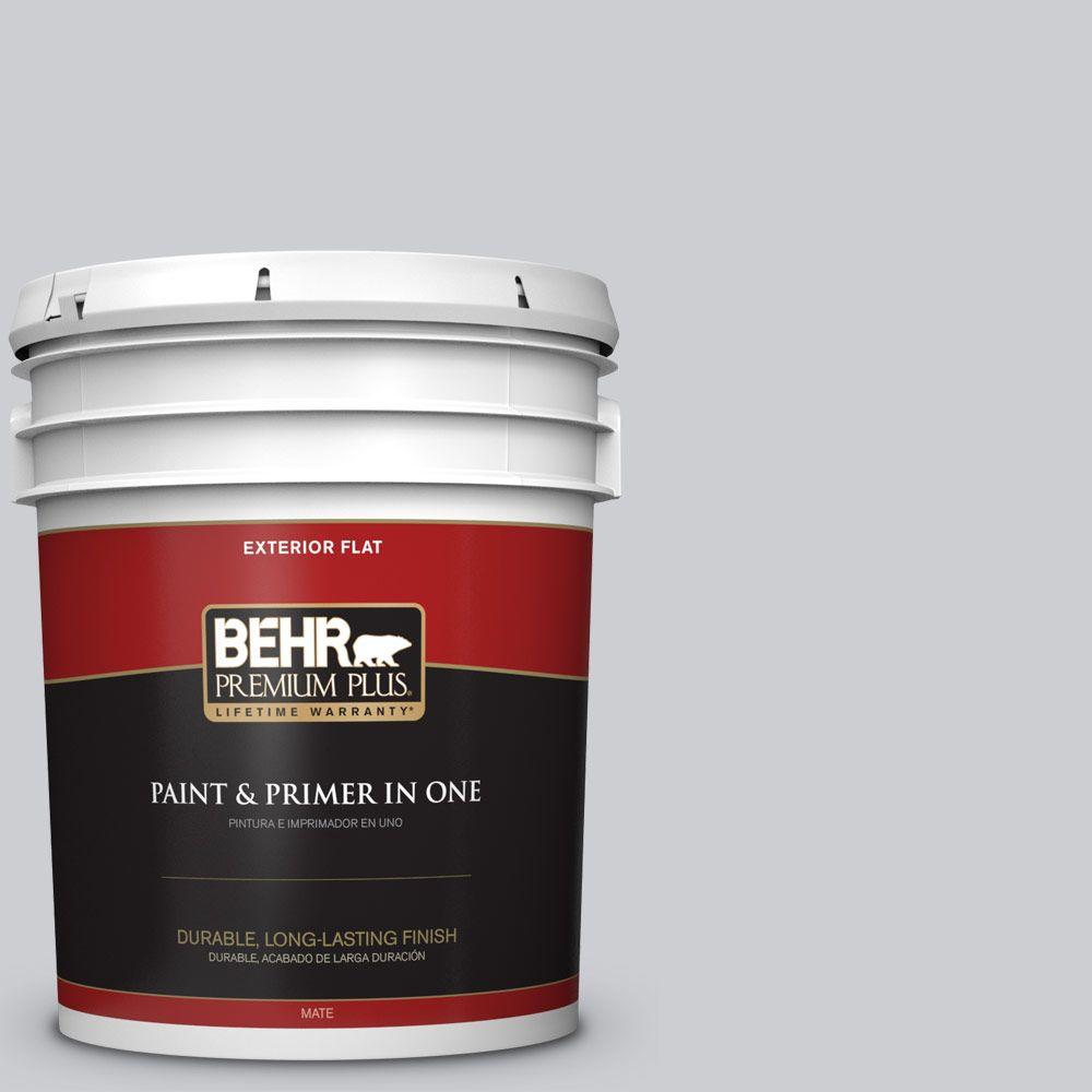 Behr Premium Plus 5 Gal 760e 2 Manhattan Mist Flat Exterior Paint 760e 2 Manhattan Mist Flat Exterior Paint