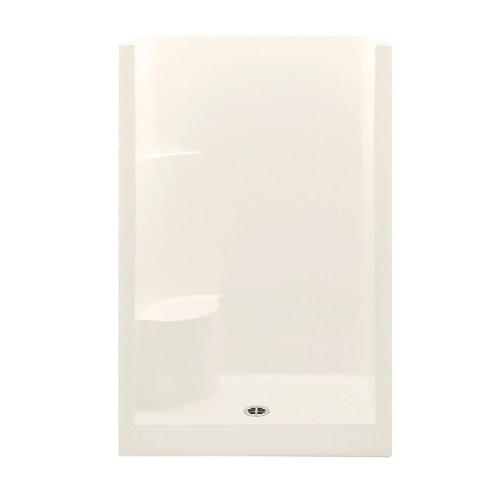 Aquatic Everyday Textured Tile Design 42 In X 34 In X 76 In 1 Piece Shower Stall With Center Drain In Bone Ivory Bath The Versatility Of Our Shower Selection Is Simply