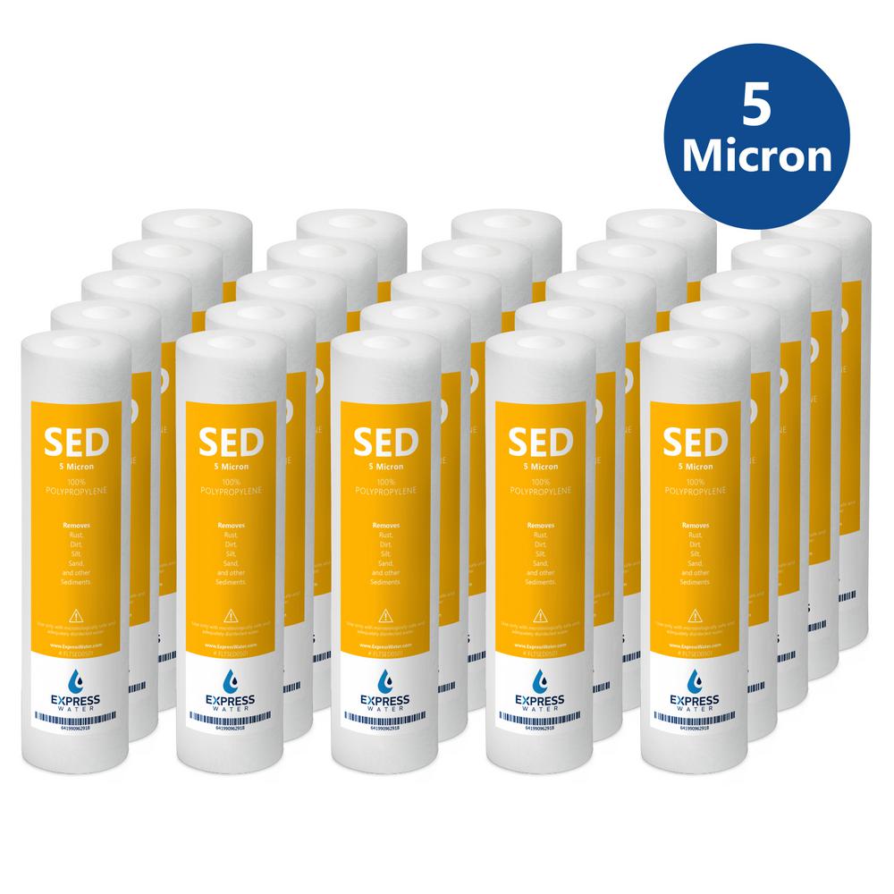 Express Water 5 Micron Sediment Filter Cartridge For Reverse Express Water 5 Micron Sediment Filter Cartridge For Reverse Osmosis And Undersink Systems 10