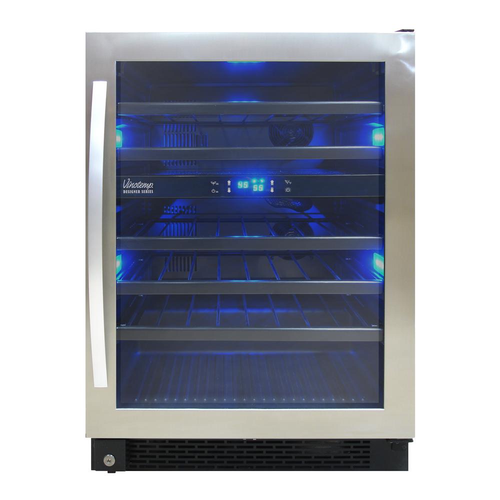 Vinotemp Designer Series 46Bottle DualZone Wine CoolerVTDS24WC