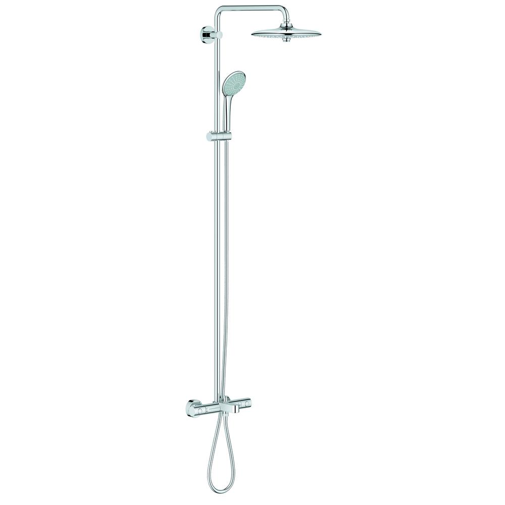 GROHE Euphoria 3Spray Dual Showerhead and Handheld Showerhead in