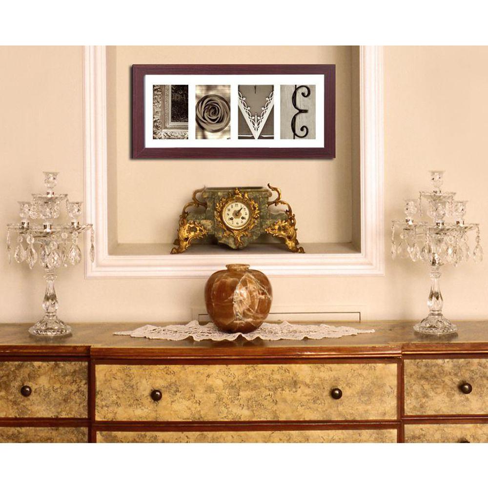 Imagine Letters 4 Opening In X 6 White Matted Brown Photo Imagine Letters 4 Opening In X 6 White Matted Brown Photo