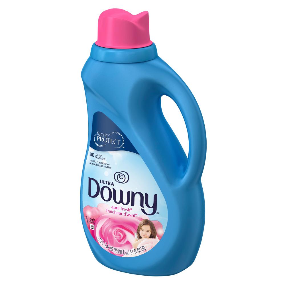 Downy Ultra April Fresh Liquid Fabric Softener 51 Oz 60 Loads Scented ...