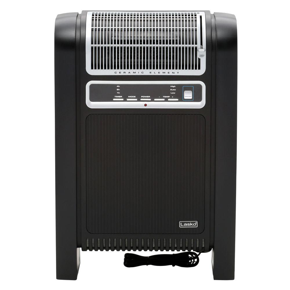 Lasko 1,500 Watt Electric Portable Cyclonic Ceramic Heater with Remote Control by Lasko