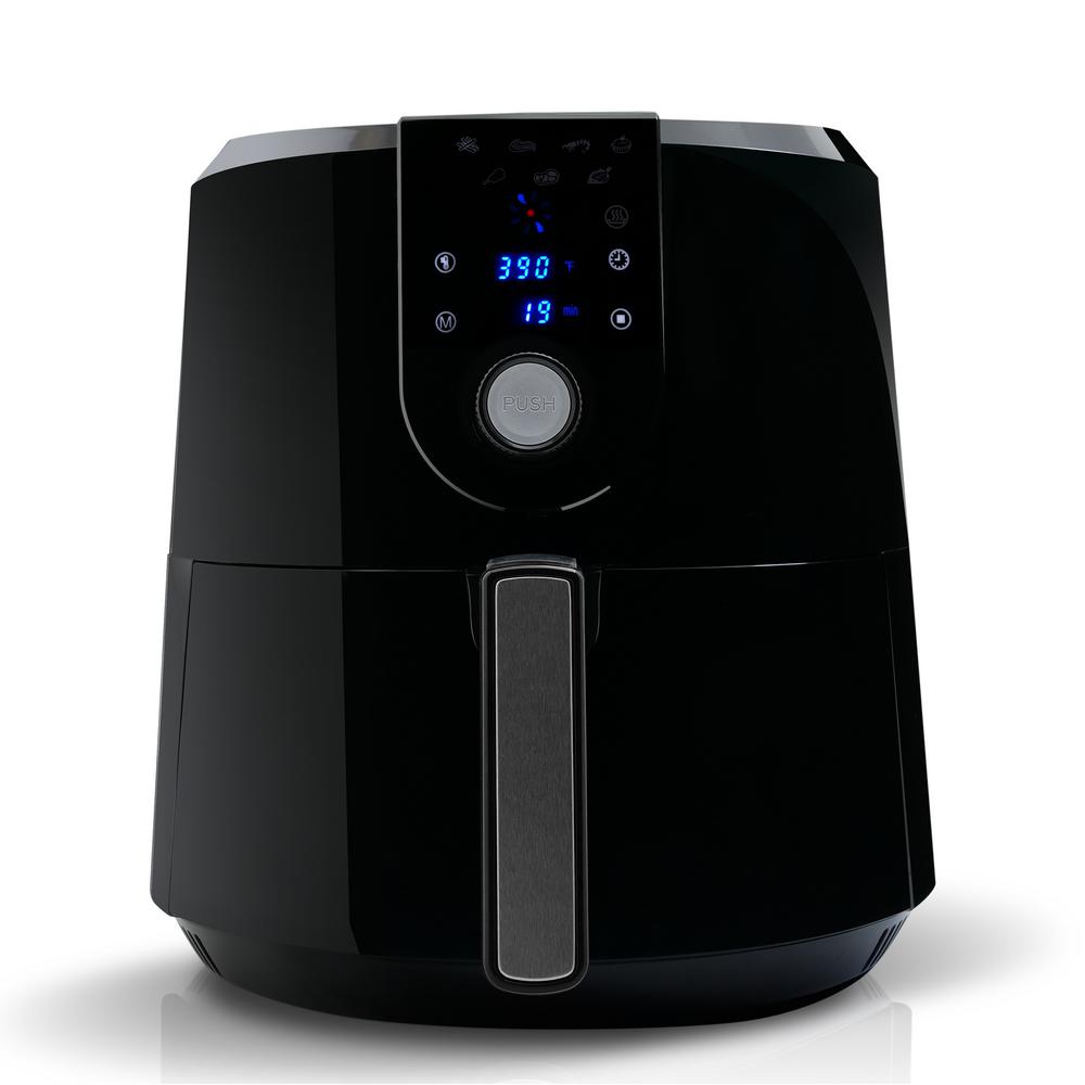 Emerald 5.2 l Gray Air Fryer 1800Watts Capacity with Digital LED Touch Display SMAIR1813