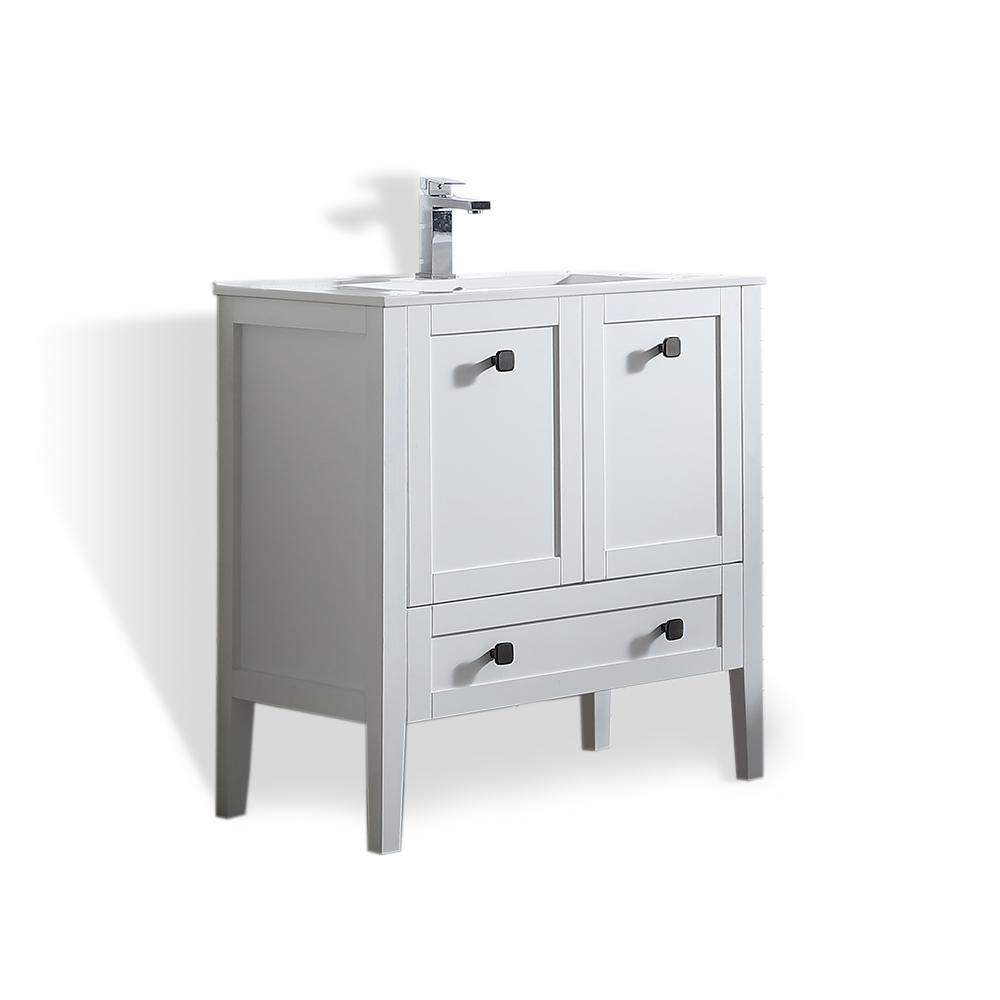 OVE Decors Andora 32 in. W x 18 in. D Vanity in Matte ...