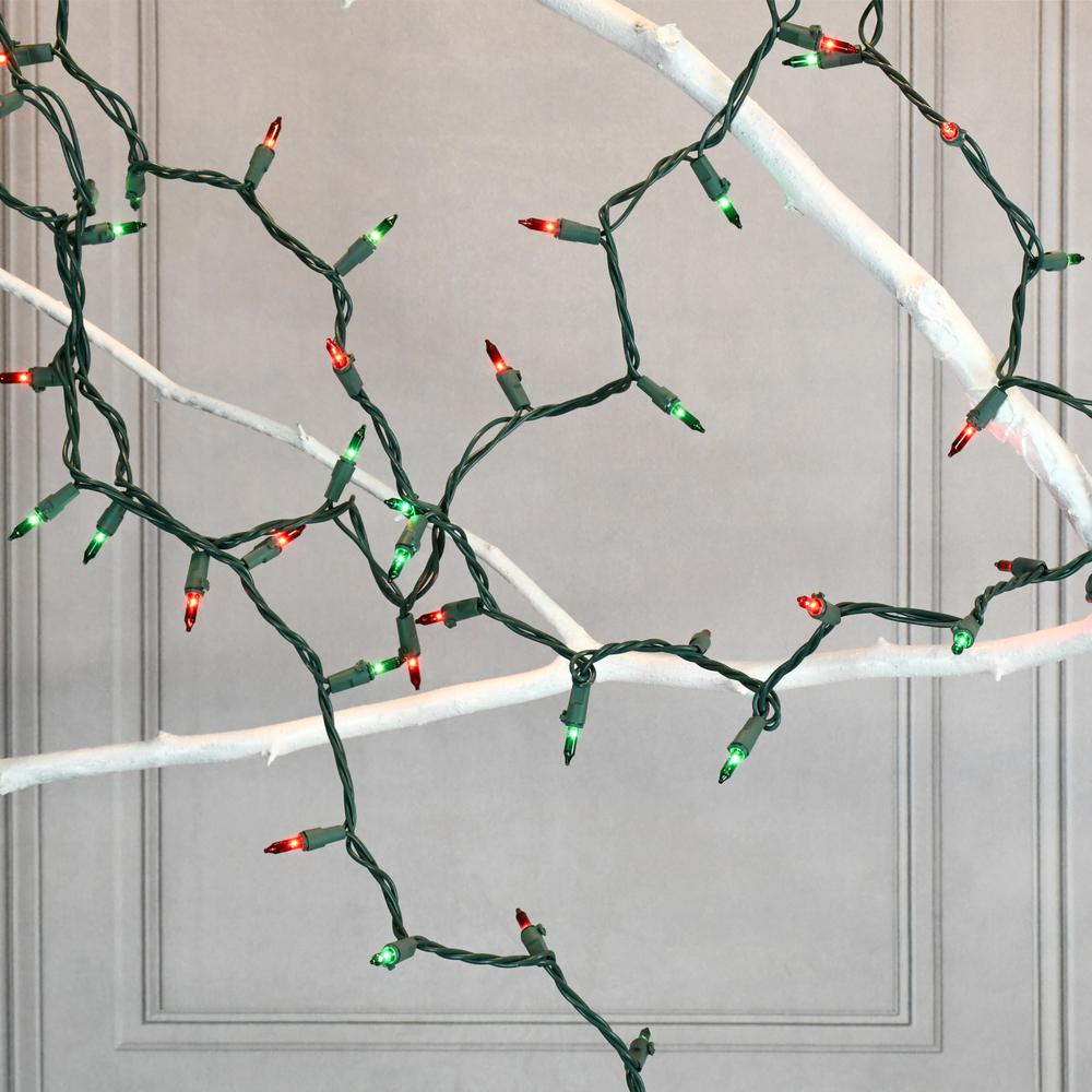 Red//Green Lumabase 38702 100 Count Mini String Lights