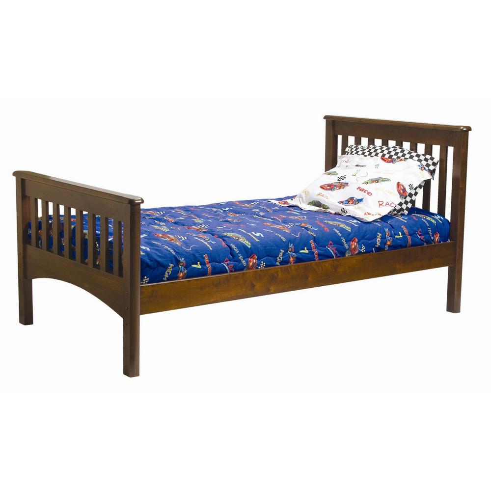 Mission Cherry Twin Bed 9921600 The Home Depot