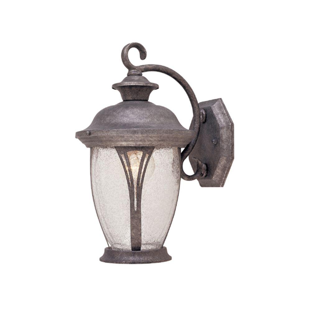 Designers Fountain Thatcher Collection Rustic Silver Outdoor WallMount