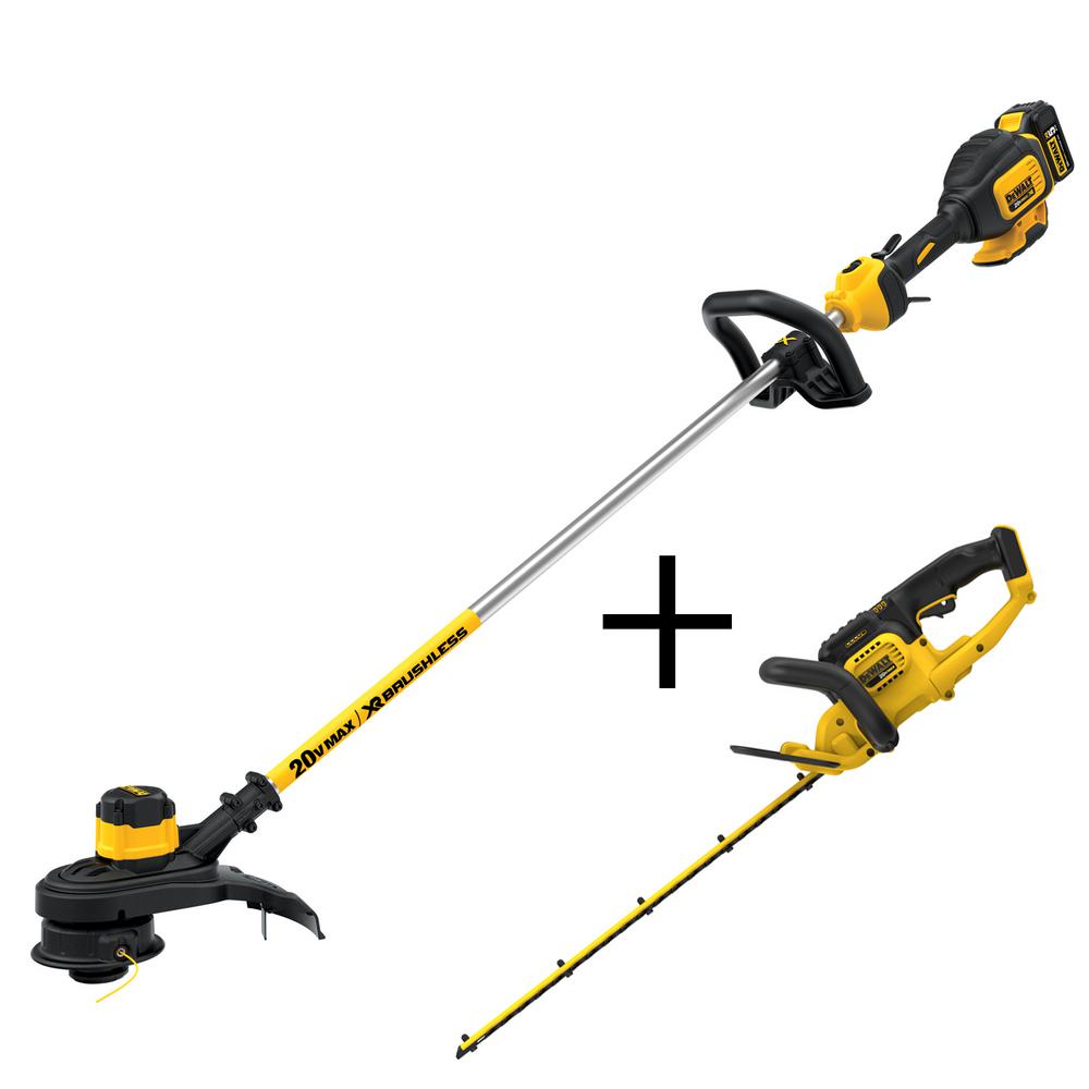 Dewalt 13 inch 20-Volt MAX Lithium-Ion Cordless Brushless String Trimmer with... by DEWALT