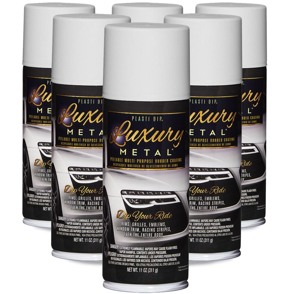 Plasti Dip 11 oz. Luxury Metal Glacier White Metallic Spray Paint (6