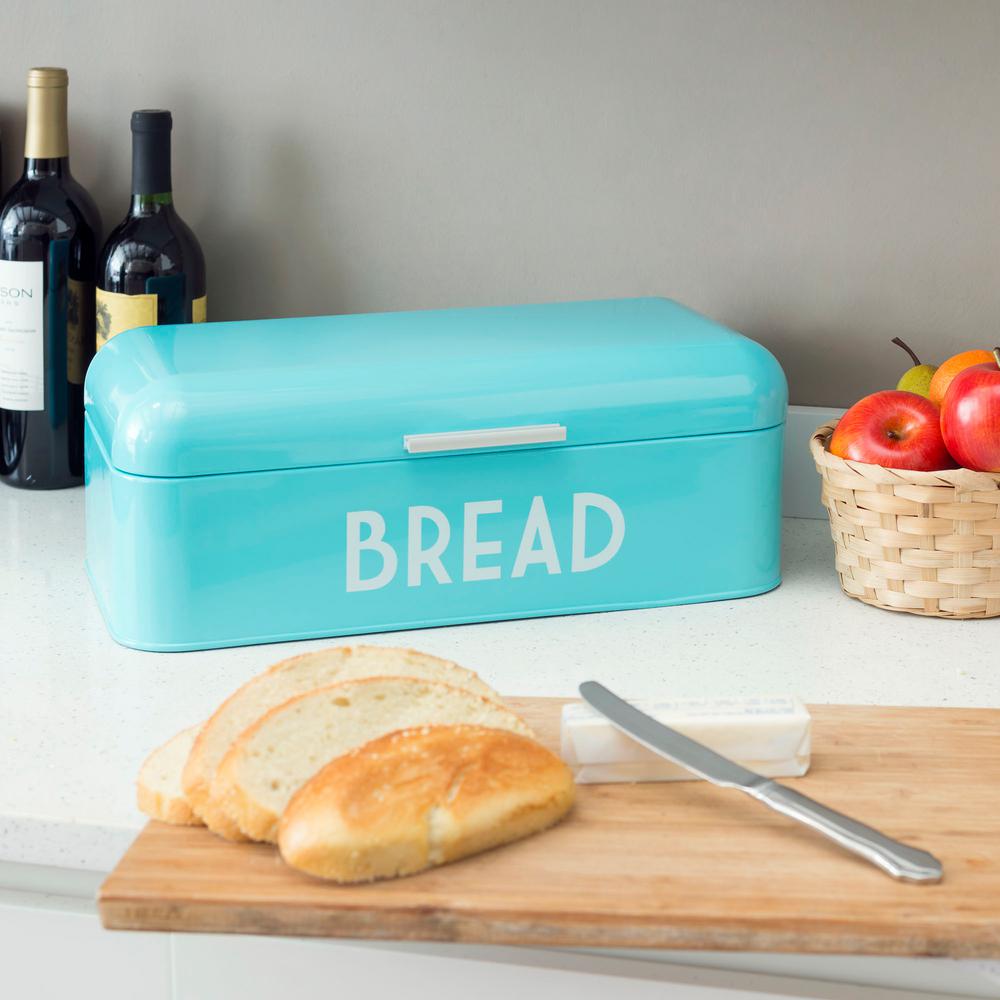 Farmhouse Bread Boxes Countertop Storage The Home Depot