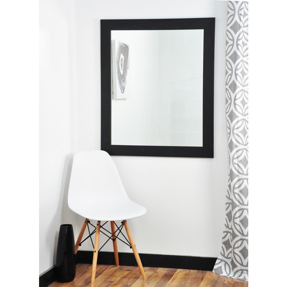 Matte Black Framed MirrorBM002M The Home Depot