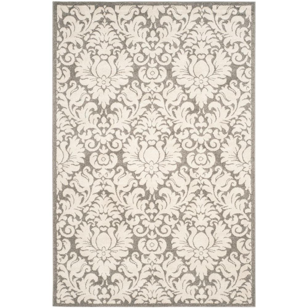 Safavieh Amherst Dark Gray Beige 5 Ft X 8 Indoor Outdoor Area Safavieh Amherst Dark Gray Beige 5 Ft X 8 Indoor Outdoor