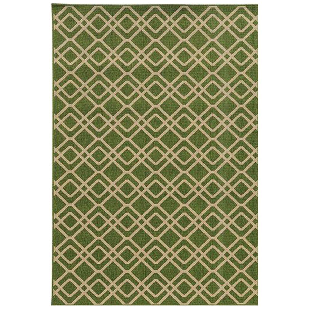 Home Decorators Collection Lorenzo Green 5 ft. 3 in. x 7 ft. 6 in. Area