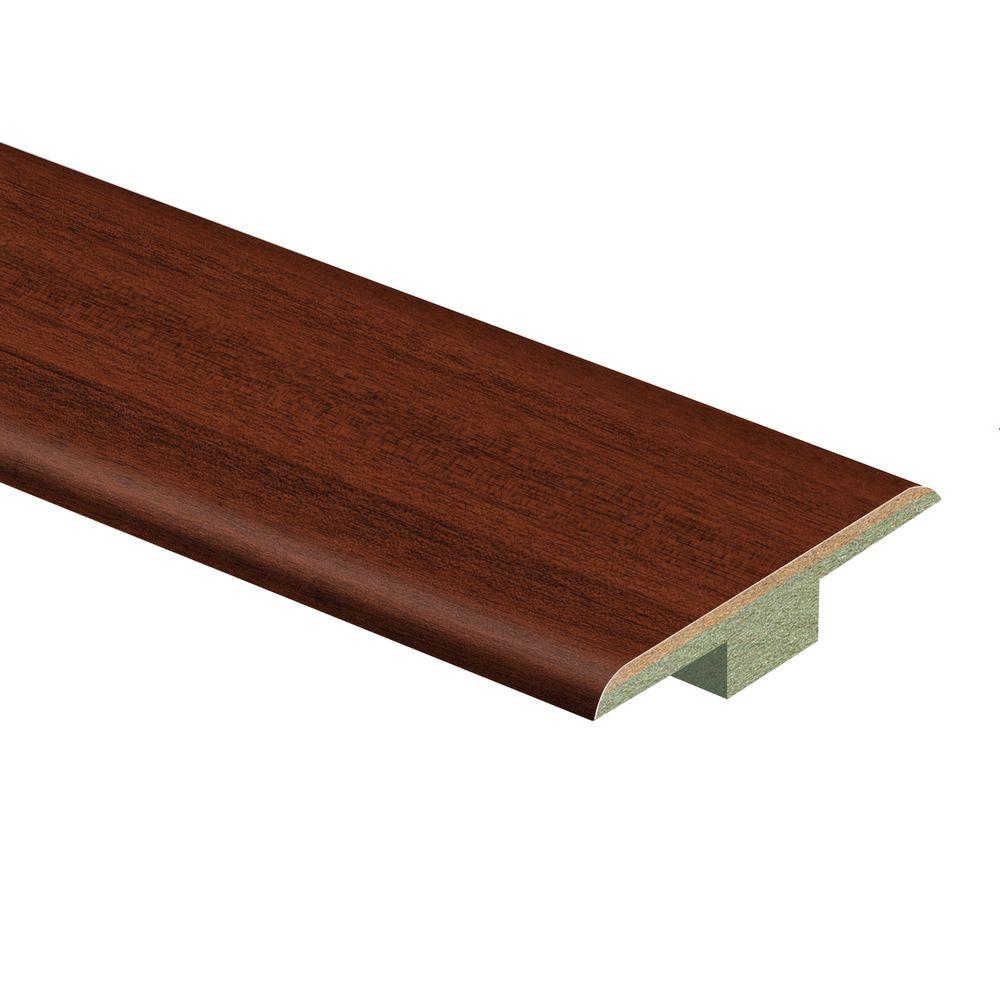 Zamma Brazilian Cherry 7 16 In Thick X 1 3 4 In Wide X 72 In Length Laminate T Molding 013221647 The Home Depot