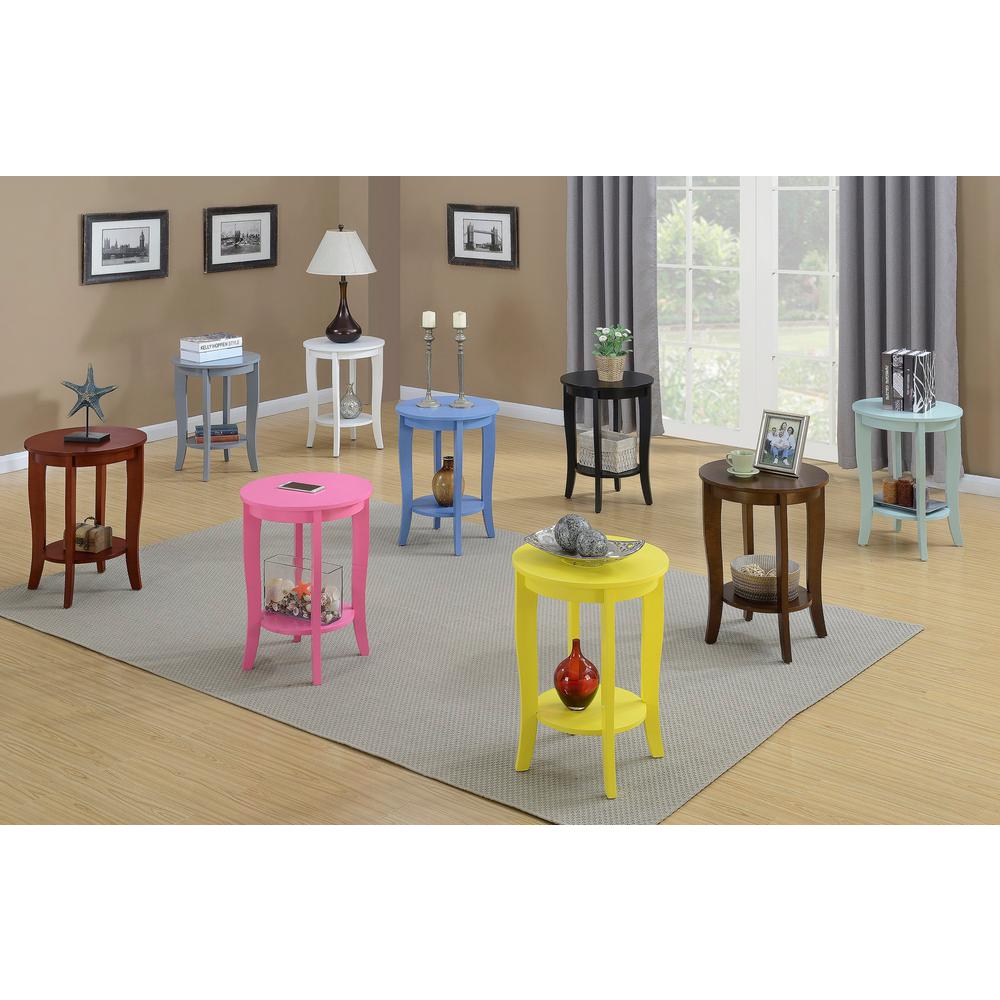 Convenience Concepts American Heritage Mahogany End Table 7106259mg The Home Depot